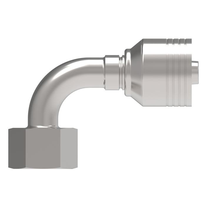 4S12DSB8 - DKO Female swivel heavy duty Elbow