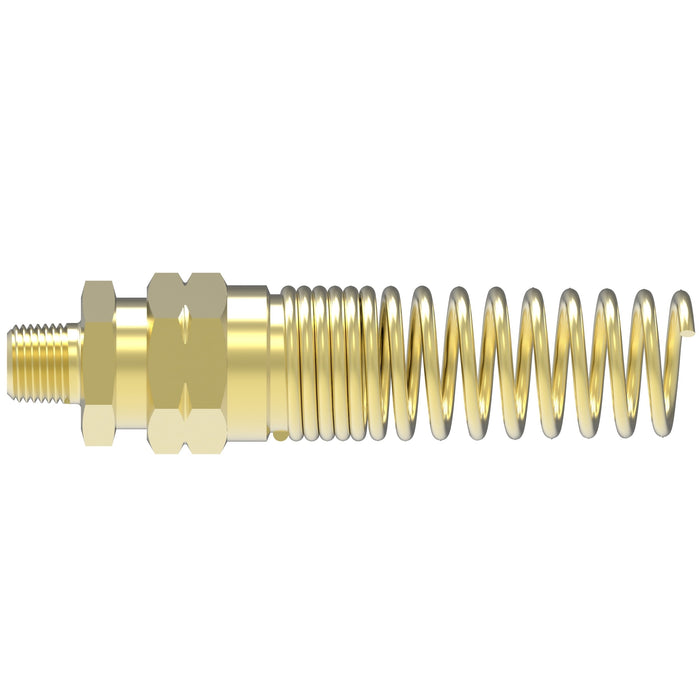 33808B-Y36 - Male Connector with Spring Guard