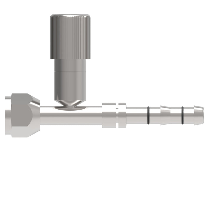 FJ3053-0606S - Str F O-Ring Short Pilot w/Hi Port
