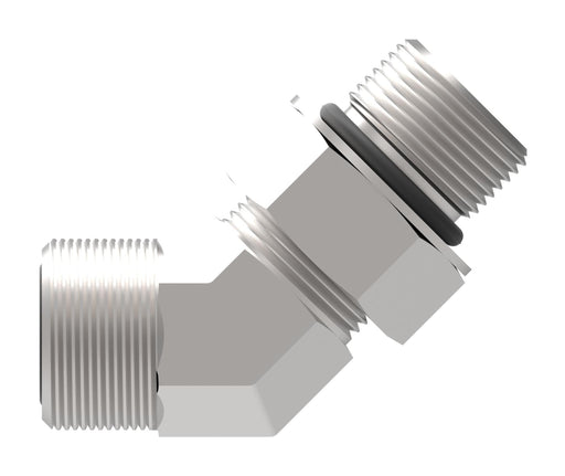 FF2068T0404S - 45������ ORS/SAE O-Ring Boss